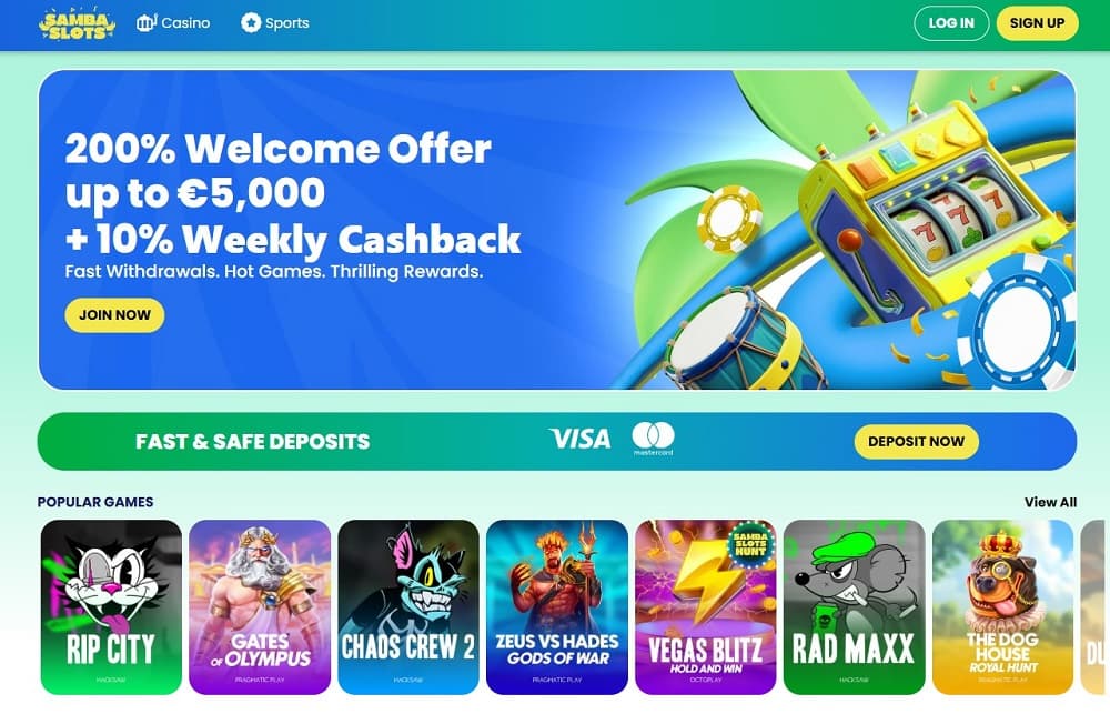 Samba Slots – safe online casino Singapore offering themed slots, sportsbook, and fast payouts